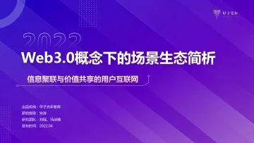 Web3.0市场生态研究报告-33页