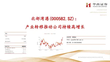 华西证券-北部湾港(000582)产业转移推动公司持续高增长-230509