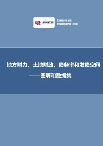 图解和数据集： 地方财力、土地财政、债务率和发债空间-20220814-信达证券-25页