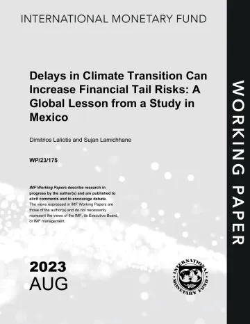 IMF-气候变化的延迟会增加金融尾部风险:墨西哥一项研究的全球教训(英)-2023.8-36页