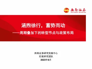 周期叠加下的转型节点与政策布局:涵煦徐行,蓄势而动-20230901-西南证券-50页