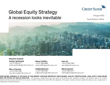 Global Equity Strategy__A recession looks inevitable