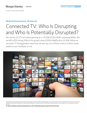 2022-10-18-Morgan Stanley-Media Entertainment, US Internet Connected TV Who Is Dis...-98769948