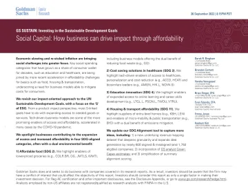GS SUSTAIN_ Investing in the Sustainable Development Goals_ Social Capital_ How business can drive impact through affordability (1)