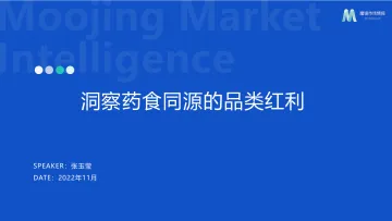 【魔镜市场情报】2022药食同源机会点洞察-36页