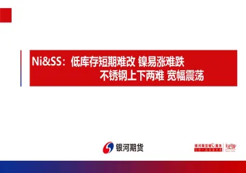 Ni&SS:低库存短期难改,镍易涨难跌,不锈钢上下两难,宽幅震荡-20230109-银河期货-20页
