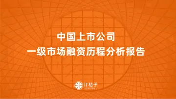 IT桔子-中国上市公司 一级市场融资历程分析报告-93页