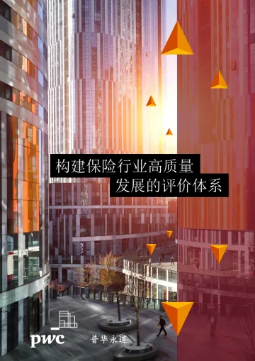 普华永道-构建保险行业高质量发展的评价体系-26页