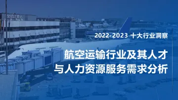 FESCO+2022-2023航空运输行业及其人才与人力资源服务需求分析-76页