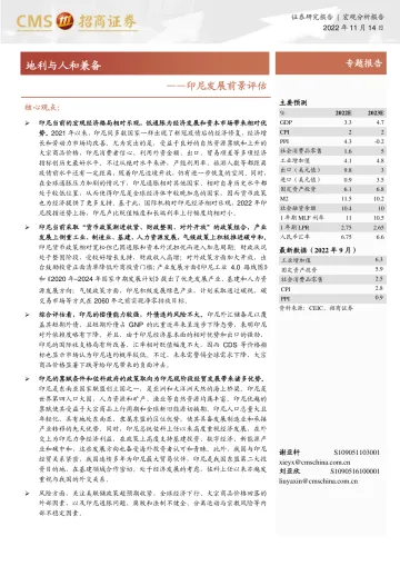 印尼发展前景评估:地利与人和兼备-20221114-招商证券-28页
