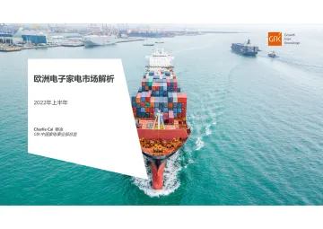 GfK2022上半年欧洲电子家电市场解析报告-26页