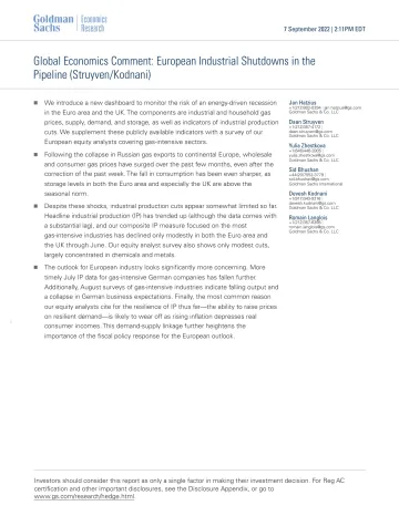 Global Economics Comment_ European Industrial Shutdowns in the Pipeline (Struyven_Kodnani)(1)