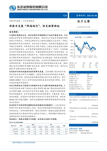汽车行业:新能车发展“跨越鸿沟”,快充趋势渐起-20230106-东北证券-29页