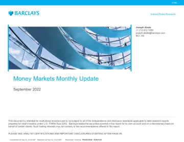 Abate_Money Markets Monthly Update