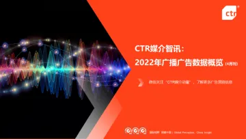 2022年广播广告数据概览(4月刊)-8页