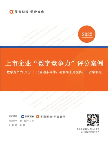 上市企业“数字竞争力”评分案例__比亚迪半导体-13页