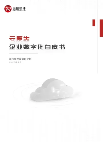 云原生企业数字化白皮书-派拉软件-25页