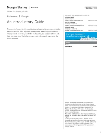 2022-10-03-CFR.S-Morgan Stanley-Richemont An Introductory Guide-98548245