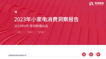 2023年小家电消费洞察报告-库润数据-2023.8-22页