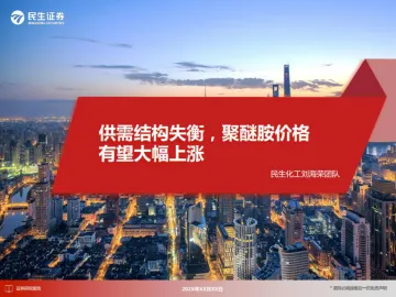 化工行业:供需结构失衡,聚醚胺价格有望大幅上涨-20220713-民生证券-17页
