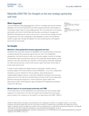 MediaTek (2454.TW)_ Our thoughts on the new strategic partnership with Intel (1)