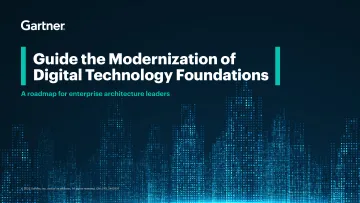 Gartner-指导数字技术基础的现代化-企业体系结构领导者的路线图(英)-13页