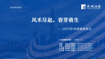 2023年市场策略报告:风禾尽起,春芽萌生-20230103-长城证券-60页