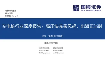 充电桩行业深度报告:高压快充乘风起,出海正当时-20221216-国海证券-55页