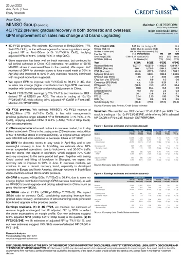 CS-MINISO Group (MNSO.N)