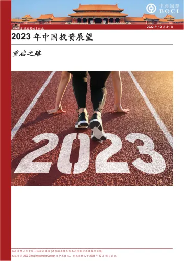2023年中国投资展望:重启之路-20221221-中银国际-185页
