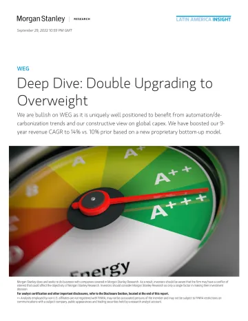 2022-09-29-WEGE3.SA-Morgan Stanley-WEG Deep Dive Double Upgrading to Overweight-98497242