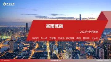 2022年中期策略：暴雨惊雷-20220711-民生证券-68页