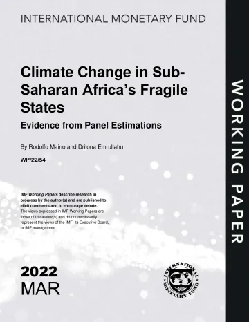IMF-撒哈拉以南非洲脆弱国家的气候变化：来自专家组估计的证据（英）-2022.3-31页