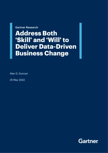 Gartner -解决数据驱动业务变革的“技能”和“意愿(英)-2022.12-19页