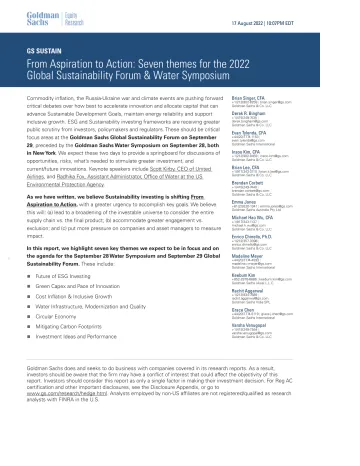 GS SUSTAIN_ From Aspiration to Action_ Seven themes for the 2022 Global Sustainability Forum & Water Symposium (1)