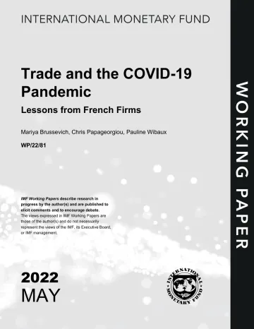 IMF-贸易与冠状病毒疾病大流行:法国公司的教训(英)-2022.5-34页