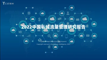 2022中国私域流量管理研究报告(1)