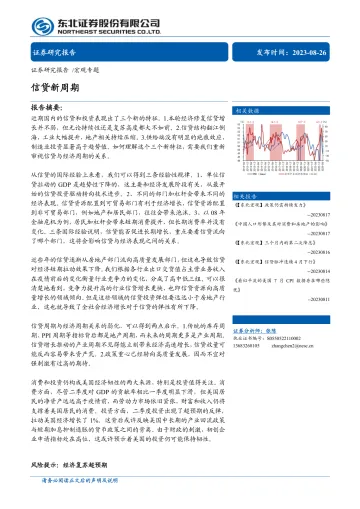 宏观专题:信贷新周期-20230826-东北证券-32页