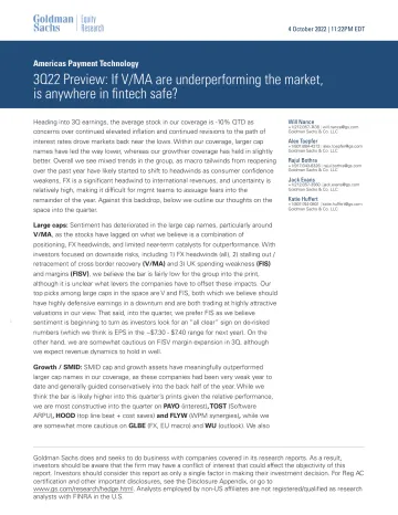 Americas Payment Technology_ 3Q22 Preview_ If V_MA are underperforming the market, is anywhere in fintech safe_(1)