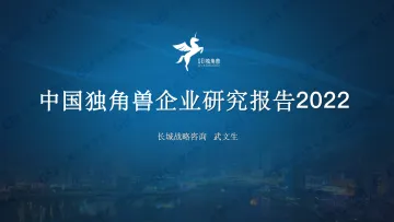 中国独角兽企业研究报告2022-长城战略咨询-2022.12-45页