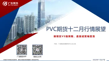 PVC期货十二月行情展望:弱现实VS强预期,盘面或宽幅震-20221127-广发期货-36页