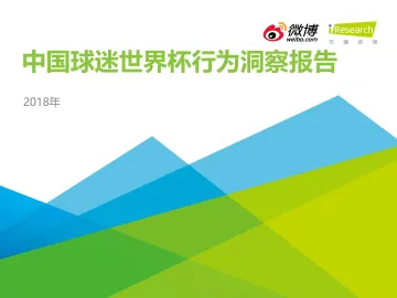 2018年中国球迷世界杯行为洞察报告