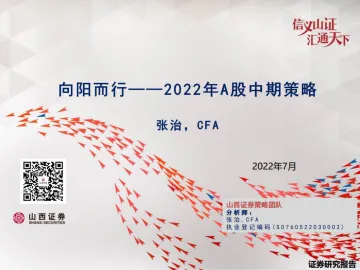 2022年A股中期策略：向阳而行-20220720-山西证券-29页