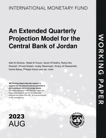 IMF-约旦中央银行的扩展季度预测模型(英)-2023.8-84页