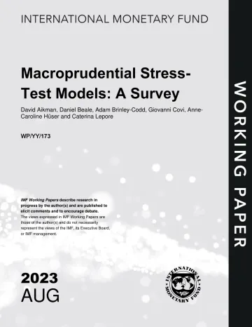 IMF-宏观审慎压力测试模型综述(英)-2023.8-50页