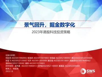 2023年港股科技投资策略:景气回升,掘金数字化-20230106-申万宏源(香港)-69页