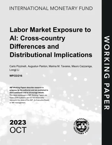 IMF-人工智能对劳动力市场的影响:跨国差异和分布影响(英)-2023-WN10