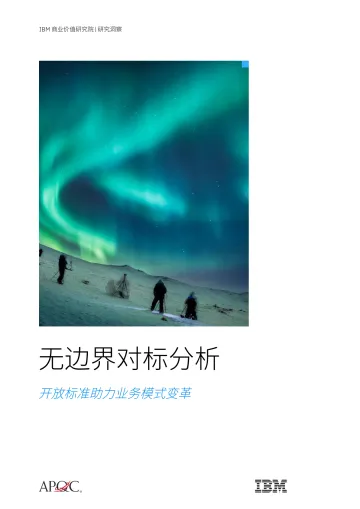 IBM-无边界对标分析:开放标准助力业务模式变革-26页