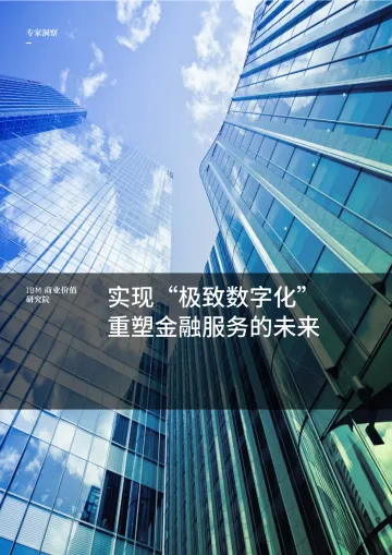 IBM- 实现“极致数字化”重塑金融服务的未来-10页