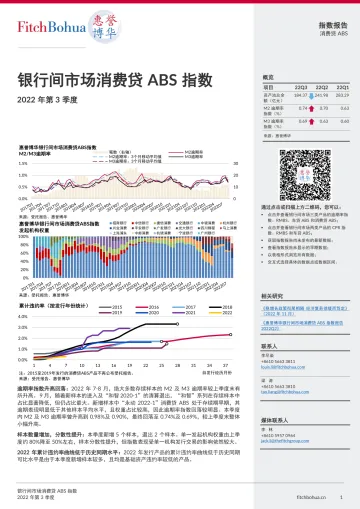 惠誉博华银行间市场消费贷ABS指数报告2022Q3-4页